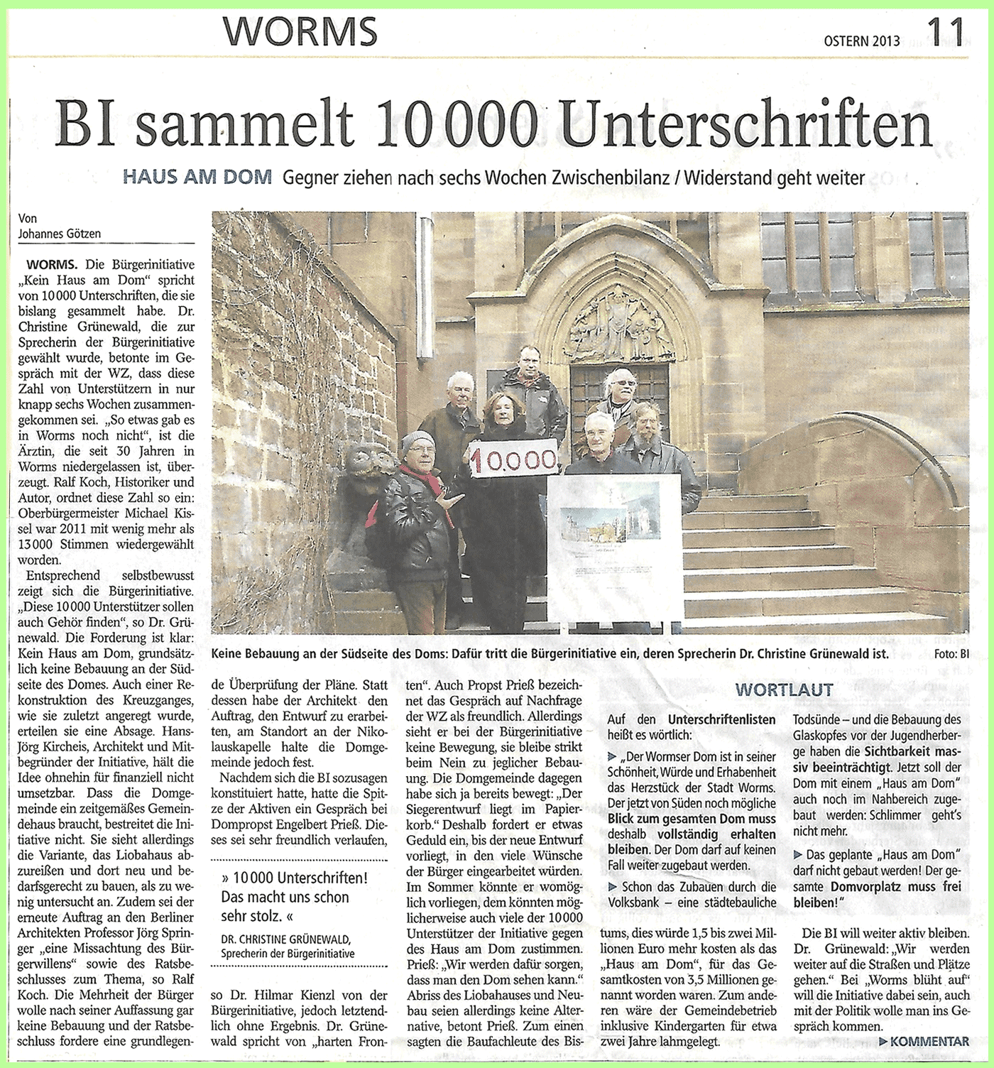 Unterschriften